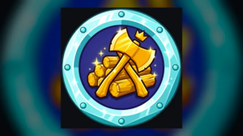 Legendary Logger badge awarded in Chop A Forest for chopping ten thousand trees