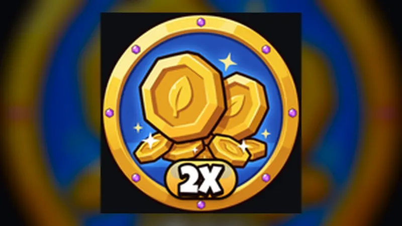 Official Double Coins gamepass icon sold in the Chop A Forest Robux store