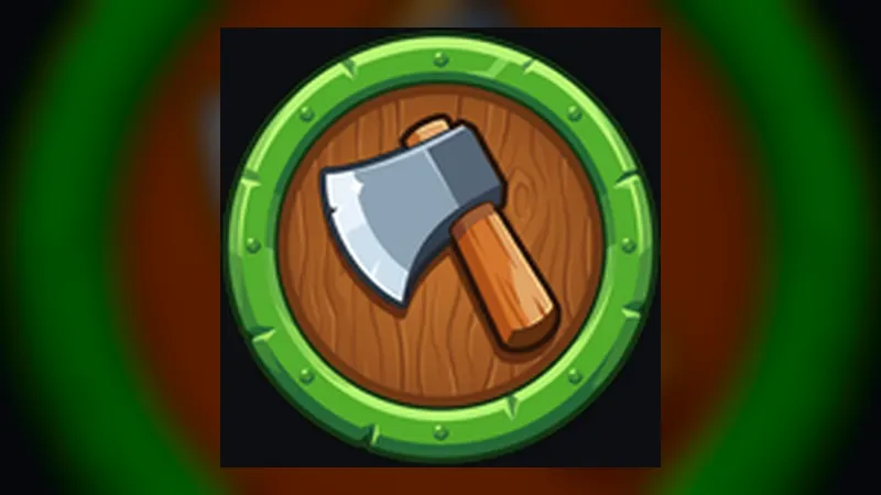 Official Chop A Forest Sharp Start badge granted for buying the Axe at the Starter Tool Shop