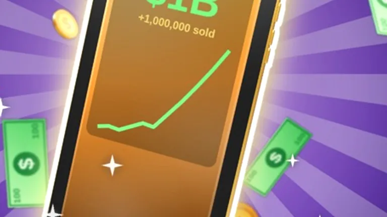 brightened right crop of the billion-dollar sales screen