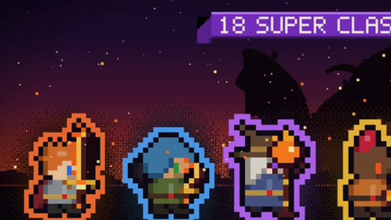 Warrior Thief Mage class silhouettes standing in rarity tier order